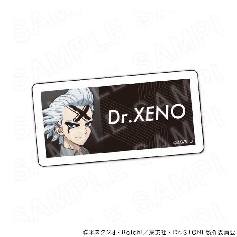 【 05/19 発送予定】 TVアニメ『Dr.STONE』 カジノディーラー　描き下ろしネームバッジ(Dr.ゼノ) グッズ