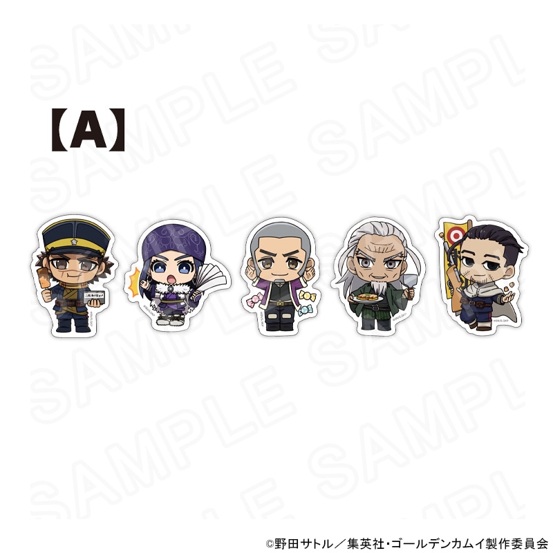 【 05/21 発送予定】 ゴールデンカムイ 大阪コレクション ステッカー5枚セット【Ａセット】 ※セット販売 グッズ