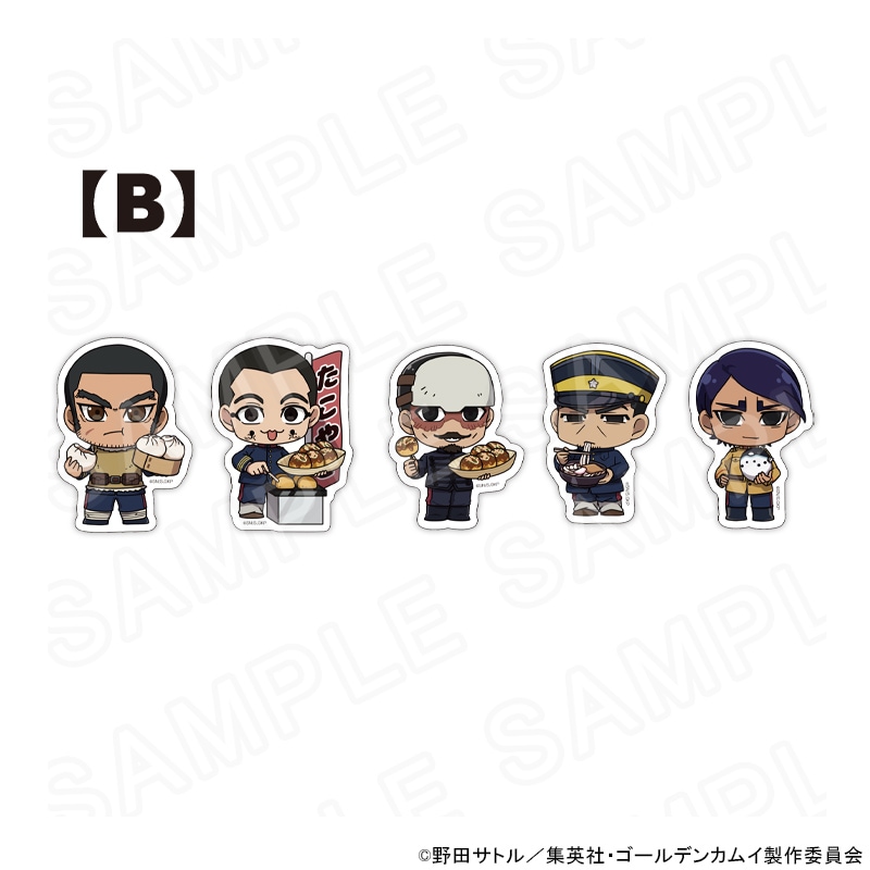 【 05/21 発送予定】 ゴールデンカムイ 大阪コレクション ステッカー5枚セット【Ｂセット】 ※セット販売 グッズ
