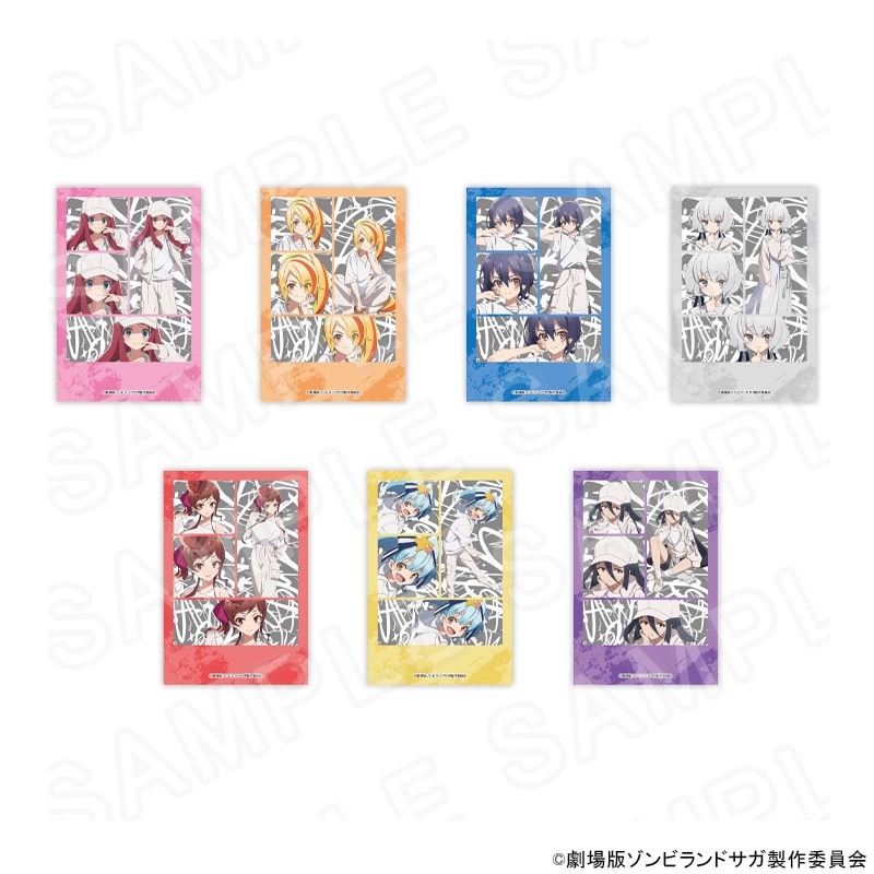 【 05/11 発送予定】 劇場版『ゾンビランドサガ ゆめぎんがパラダイス』　トレーディングプリクラ風ステッカー ※ブラインド販売 グッズ