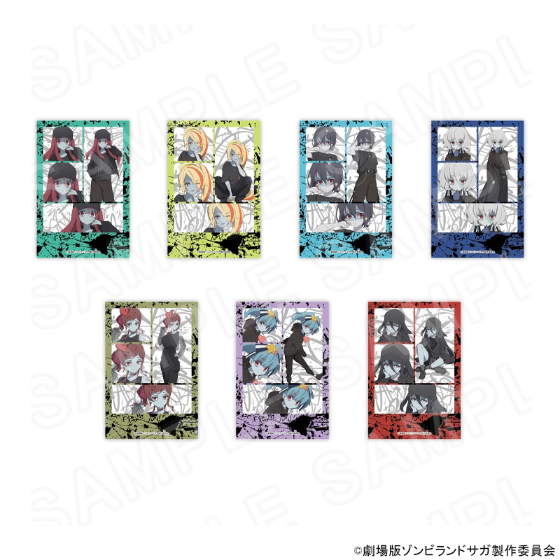 【 05/11 発送予定】 劇場版『ゾンビランドサガ ゆめぎんがパラダイス』　トレーディングゾンビィプリクラ風ステッカー ※ブラインド販売 グッズ