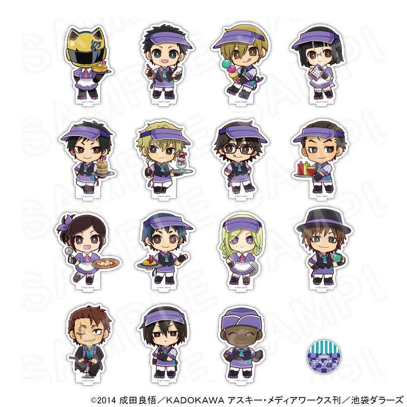 【 04/09 発送予定】 TVアニメ 『デュラララ!!×２』ダイナーズカフェアクリルスタンド ※ブラインド販売 グッズ