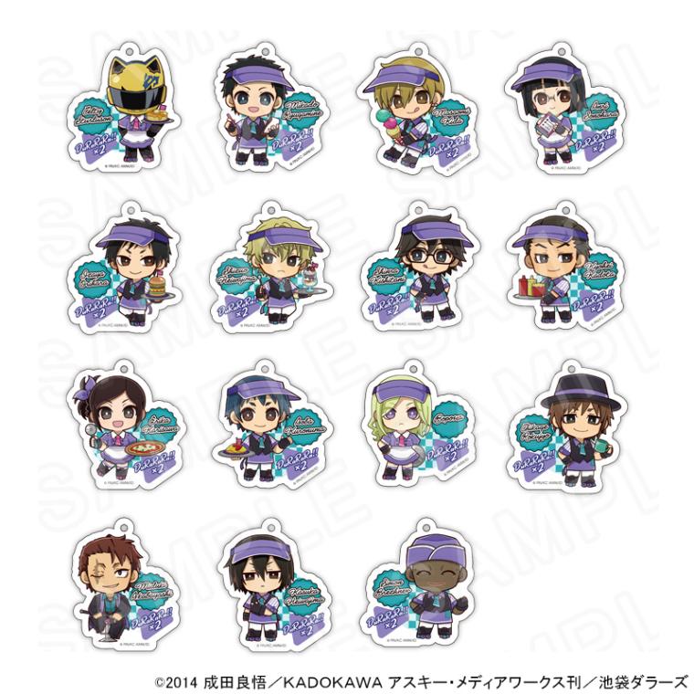 【 04/09 発送予定】 TVアニメ 『デュラララ!!×２』ダイナーズカフェアクリルキーチェーン ※ブラインド販売 グッズ