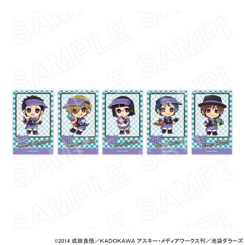 【 04/09 発送予定】 TVアニメ 『デュラララ!!×２』ダイナーズカフェトレカ5枚セット【Aセット】 ※セット販売 グッズ