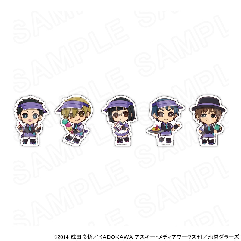 【 04/09 発送予定】 TVアニメ 『デュラララ!!×２』ダイナーズカフェステッカー5枚セット【Aセット】 ※セット販売 グッズ