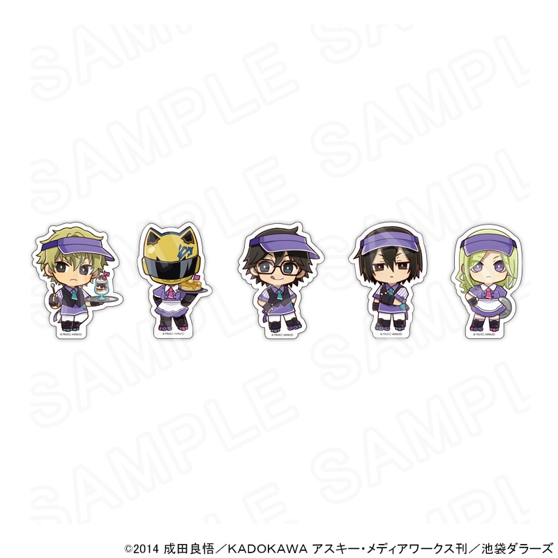 【 04/09 発送予定】 TVアニメ 『デュラララ!!×２』ダイナーズカフェステッカー5枚セット【Cセット】 ※セット販売 グッズ