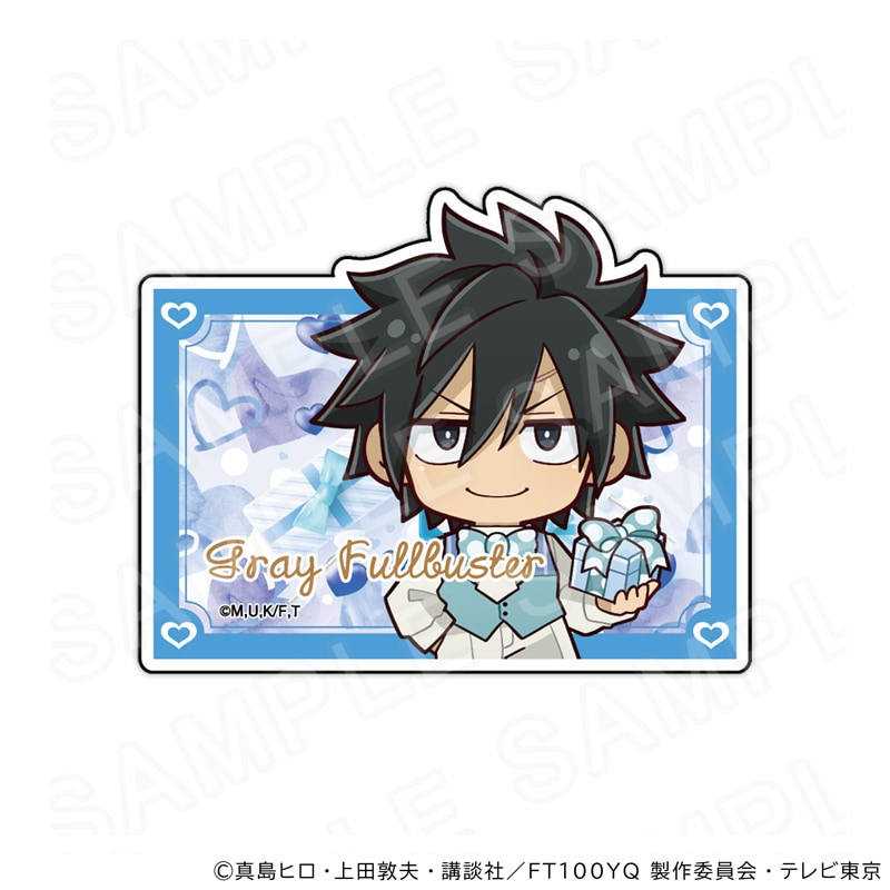 【 08/07 発送予定】 TVアニメ「FAIRY TAIL 100年クエスト」 ネームバッジ ホワイトデーVer グレイ グッズ