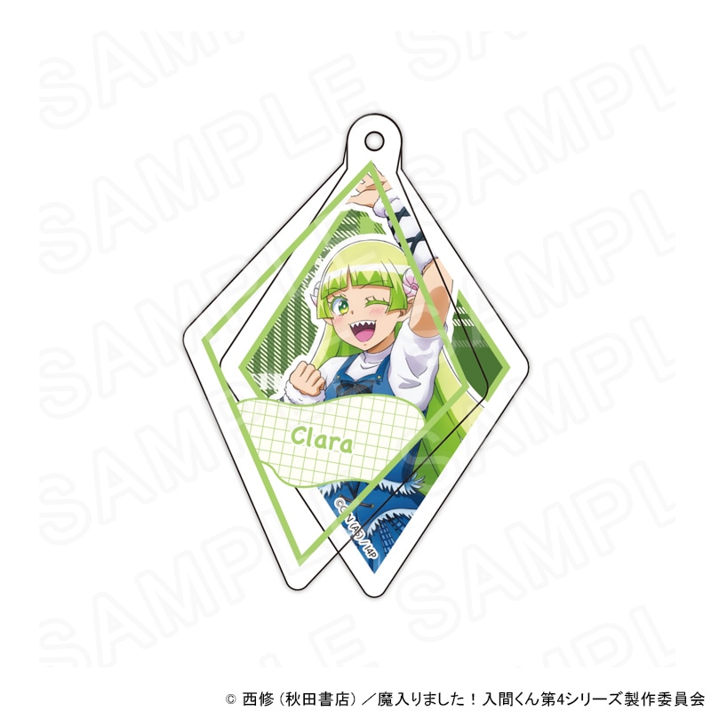【 06/02 発送予定】 アニメ『魔入りました!入間くん』 描き下ろしアクリルキーホルダー デニムVer. ウァラク・クララ グッズ