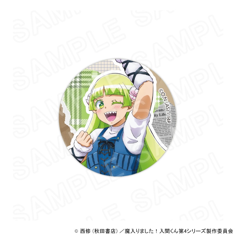 【 06/02 発送予定】 アニメ『魔入りました！入間くん』 描き下ろし缶バッジ デニムVer. ウァラク・クララ グッズ