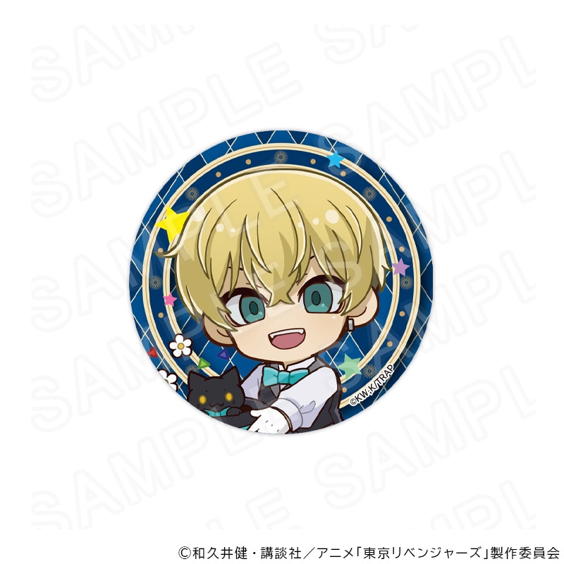 東京リベンジャーズ 新体験展 松野千冬 缶バッジ TVアニメ『東京リベンジャーズ』 描き下ろし缶バッジ カフェver. 松野
