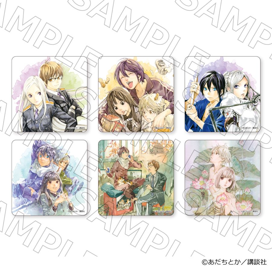 【 05/11 発送予定】 漫画「ノラガミ」 コレクションコースター（カラーVer） ※ブラインド販売 グッズ