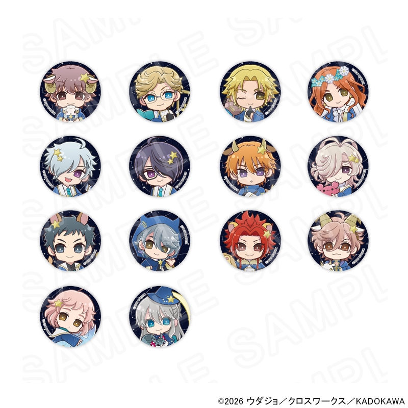 【 06/11 発送予定】 「BROTHERS CONFLICT」 缶バッジ 星座ver コンプリートBOX ※BOX販売