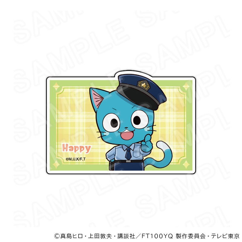 【 07/31 発送予定】 TVアニメ「FAIRY TAIL 100年クエスト」 ネームバッジ お仕事Ver ハッピー グッズ