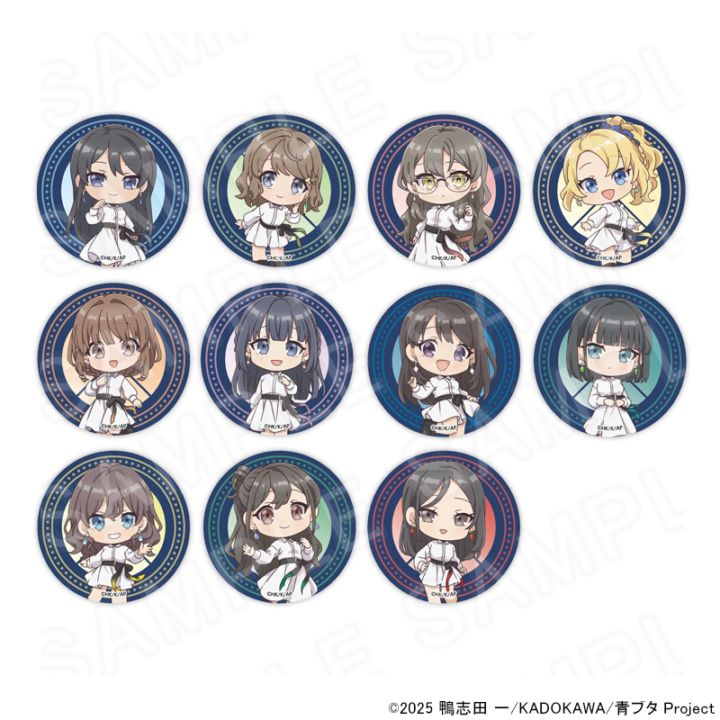 【 09/04 発送予定】 アニメ「青春ブタ野郎」シリーズ ミニキャラ缶バッジ ※ブラインド販売 グッズ