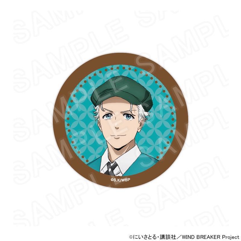 【 08/11 発送予定】 TVアニメ『WIND BREAKER』 描き下ろし缶バッジ カフェVer. 梅宮一 グッズ