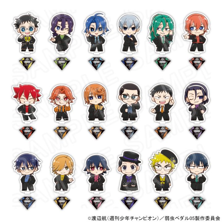 【 08/03 発送予定】 TVアニメ『弱虫ペダル LIMIT BREAK』 モノトーン ミニキャラアクリルスタンド ※ブラインド販売 グッズ