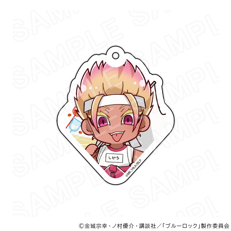士道龍聖　プリンセスカフェ　プリカフェ　鎖　チェーン　② TVアニメ『ブルーロック』 キーホルダー 運動会Ver 士道 龍聖 アニメ