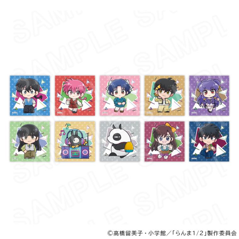 【 09/06 発送予定】 TVアニメ「らんま1/2」 レトロポップVer. ホログラムステッカー ※ブラインド販売 グッズ
