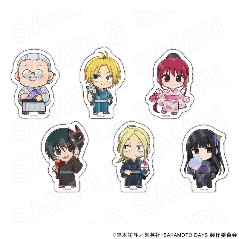 【 09/16 発送予定】 TVアニメ『SAKAMOTO DAYS』 トレーディングミニキャラステッカー ※ランダム販売 グッズ
