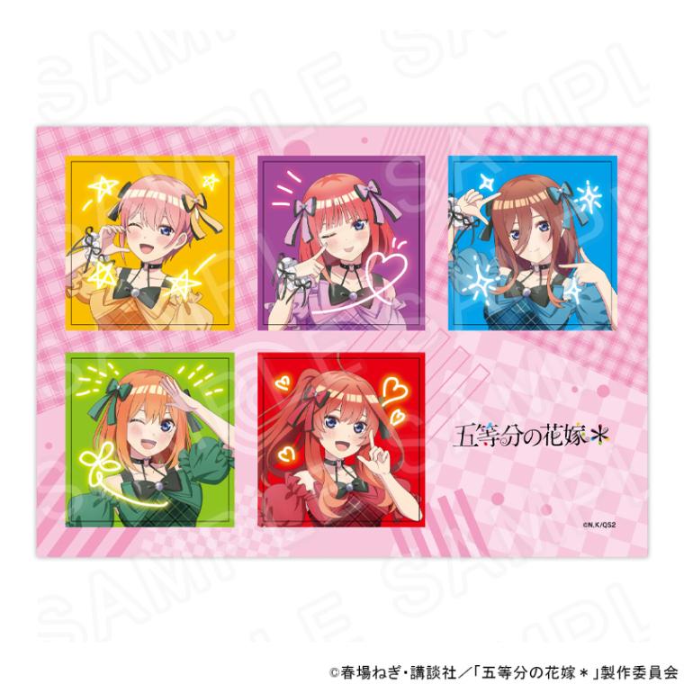 【 08/03 発送予定】 TVスペシャルアニメ「五等分の花嫁＊」 プリクラ風デコレーションステッカー グッズ