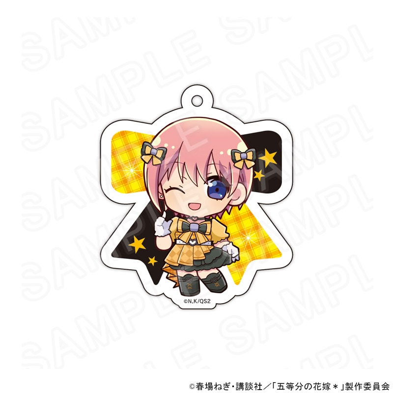 【 09/14 発送予定】 TVスペシャルアニメ「五等分の花嫁＊」 ミニキャラアクリルキーホルダー　中野一花（アイドル） グッズ
