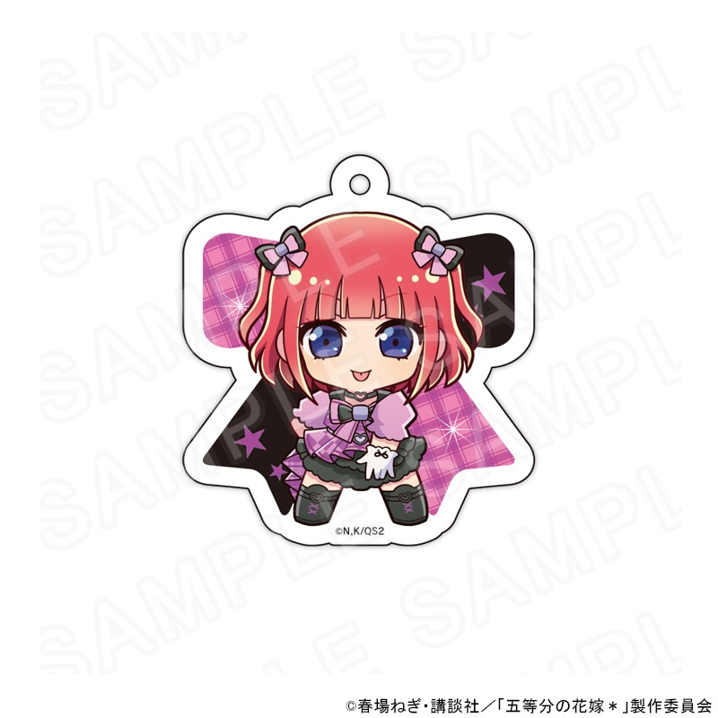 【 09/14 発送予定】 TVスペシャルアニメ「五等分の花嫁＊」 ミニキャラアクリルキーホルダー　中野二乃（アイドル） グッズ