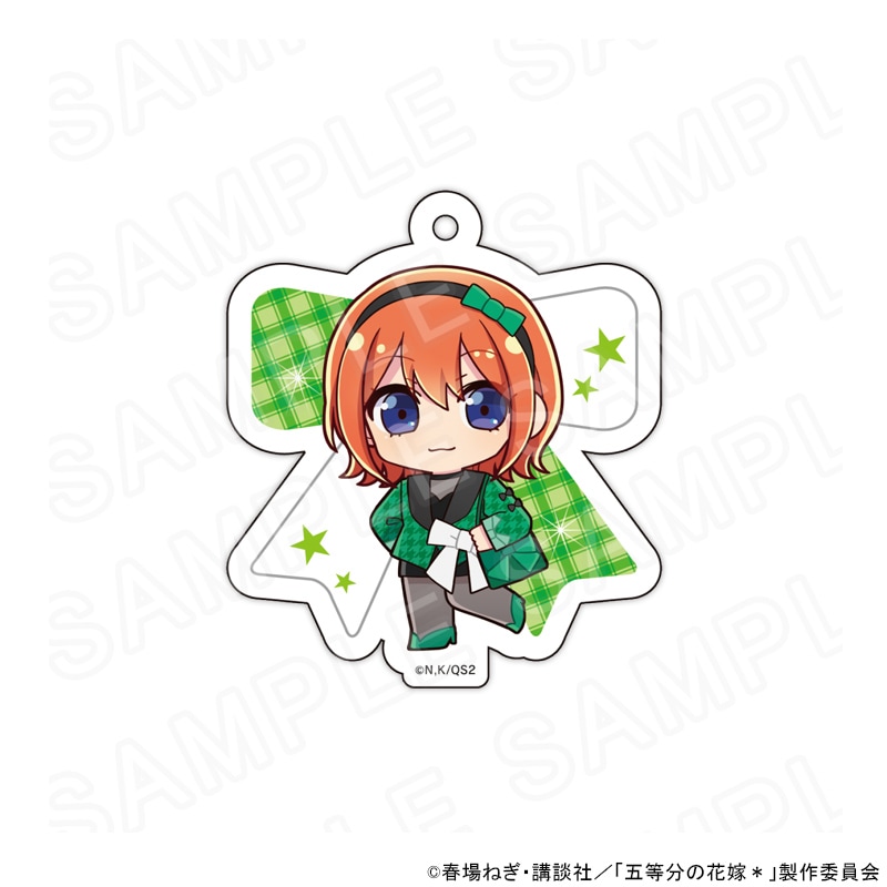 【 09/14 発送予定】 TVスペシャルアニメ「五等分の花嫁＊」 ミニキャラアクリルキーホルダー　中野四葉（ドレス） グッズ