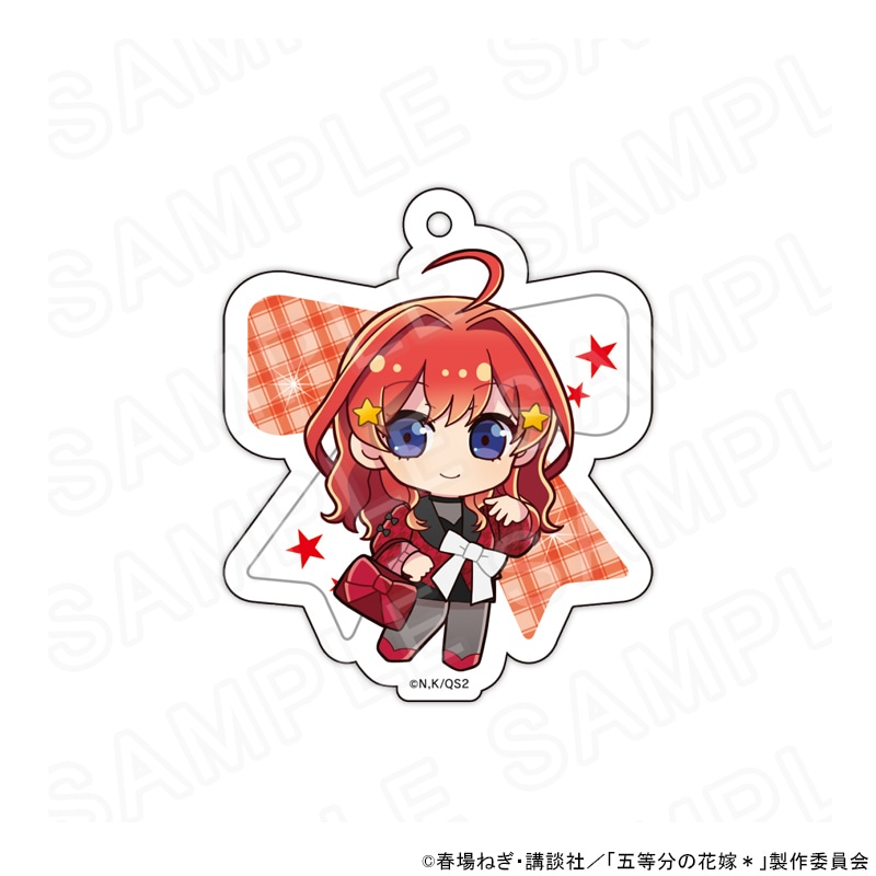 【 09/14 発送予定】 TVスペシャルアニメ「五等分の花嫁＊」 ミニキャラアクリルキーホルダー　中野五月（ドレス） グッズ