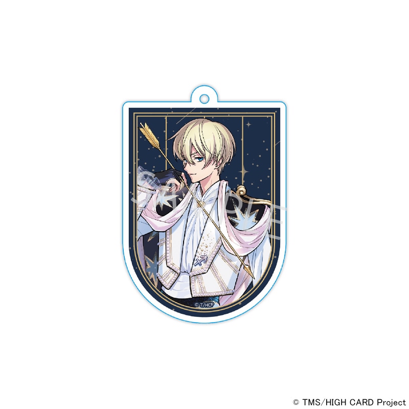 【 09/17 発送予定】 『HIGH CARD』コラボカフェ 描き下ろしアクリルキーホルダー[レオ] グッズ
