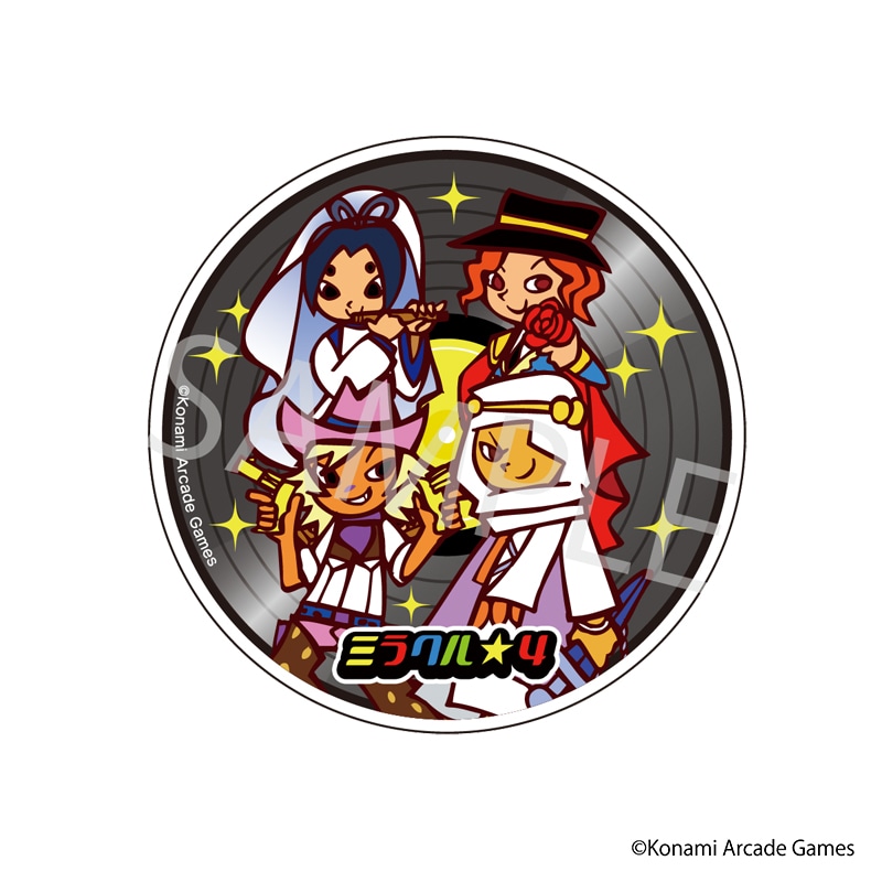 pop'n music」 星空コラボカフェ DISK風アクリルコースター[ミラクル