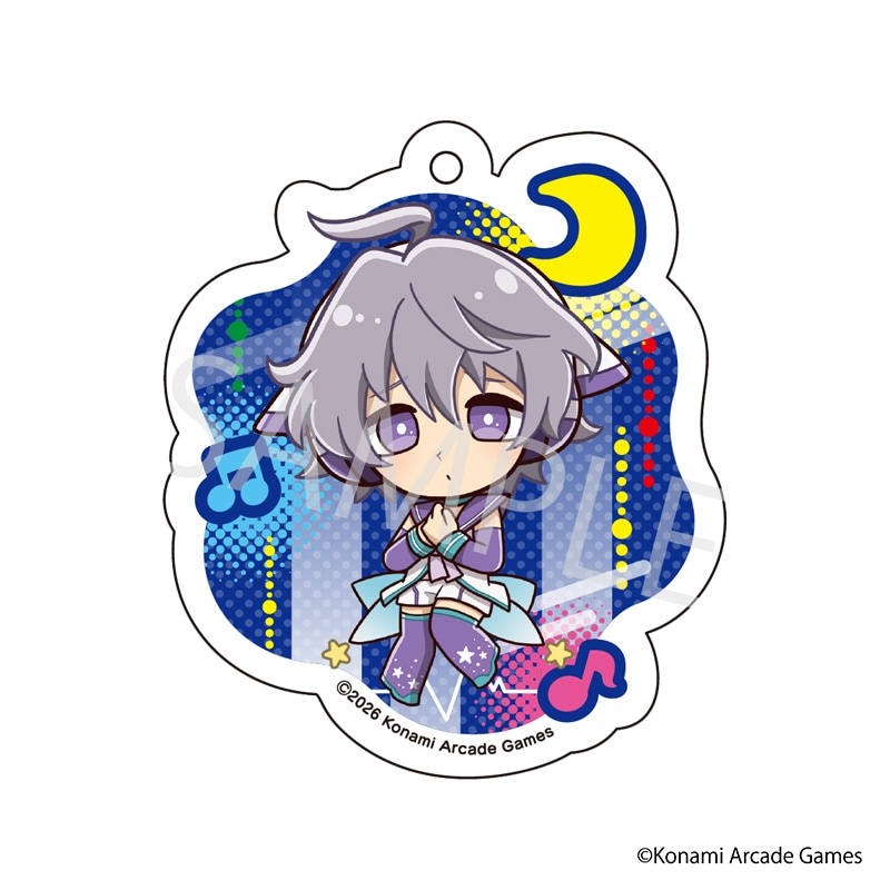 【 09/10 発送予定】 「pop'n music」 星空コラボカフェ ミニキャラアクリルキーホルダー[ニア] グッズ