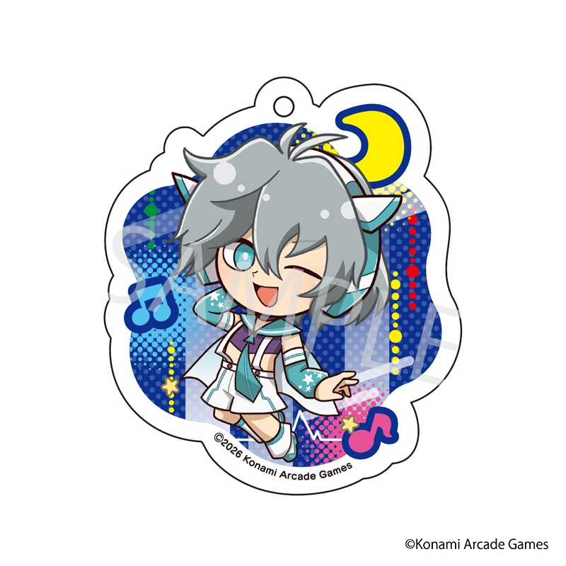 【 09/10 発送予定】 「pop'n music」 星空コラボカフェ ミニキャラアクリルキーホルダー[トア] グッズ