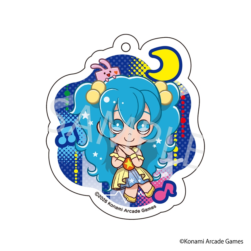 【 09/10 発送予定】 「pop'n music」 星空コラボカフェ ミニキャラアクリルキーホルダー[スペース・マコ] グッズ