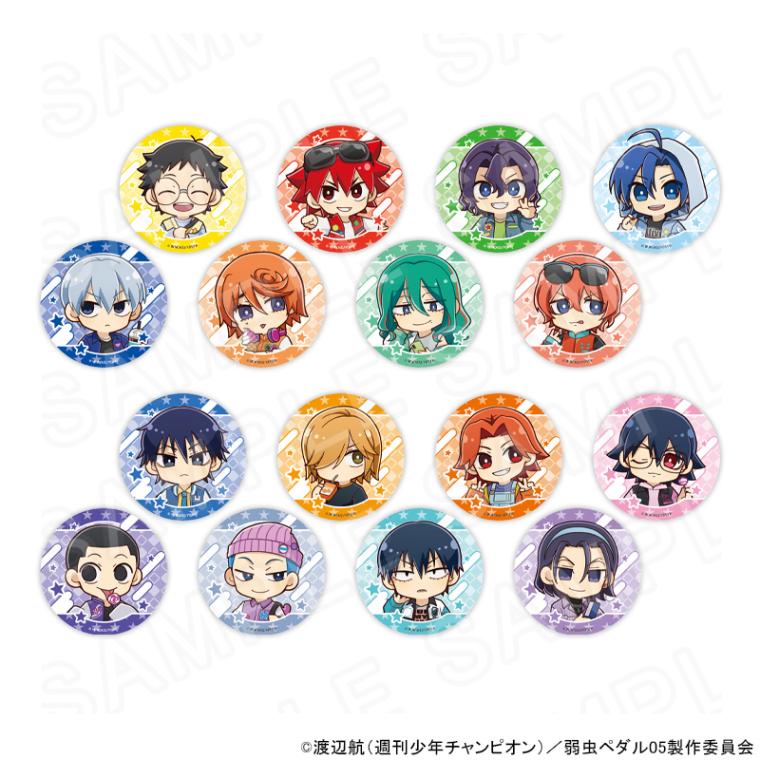 【 11/02 発送予定】 TVアニメ『弱虫ペダル LIMIT BREAK』 ポップ ミニキャラ缶バッジ ※ランダム販売 グッズ