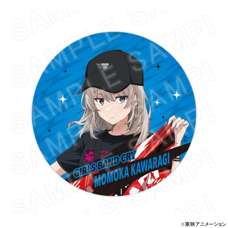 ガールズバンドクライ 2nd 河原木桃香 缶バッジ サイン入り　6枚セット 09/02 発送予定】 アニメ「ガールズバンドクライ」 BIGホログラム缶