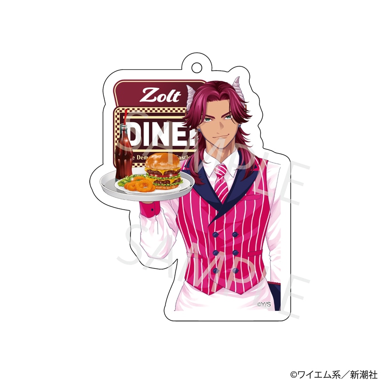 【 10/12 発送予定】 『魔王城の料理番』100万部記念コラボカフェ 描き下ろしアクリルキーホルダー[ゾルト] グッズ