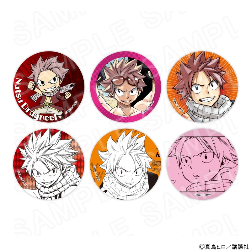 【 10/27 発送予定】 原作「FAIRY TAIL」 コレクション缶バッジ(ナツ) バラ ※ランダム販売 グッズ