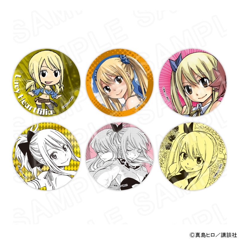 【 10/27 発送予定】 原作「FAIRY TAIL」 コレクション缶バッジ(ルーシィ) BOX ※BOX販売 グッズ