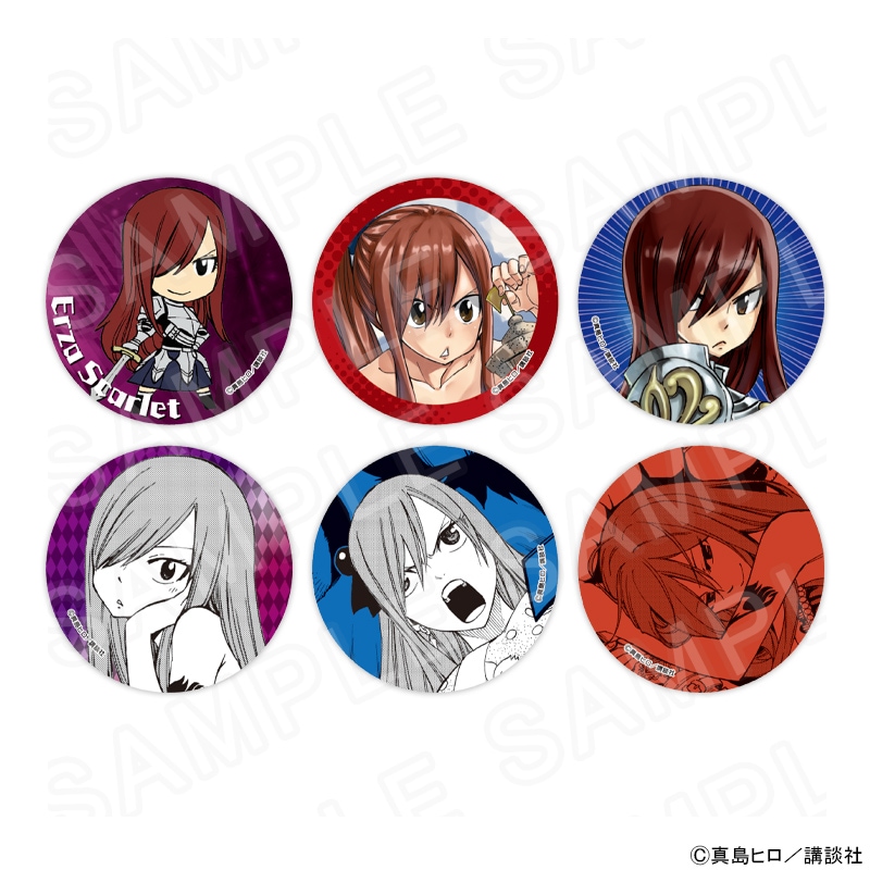 【 10/27 発送予定】 原作「FAIRY TAIL」 コレクション缶バッジ(エルザ) BOX ※BOX販売 グッズ