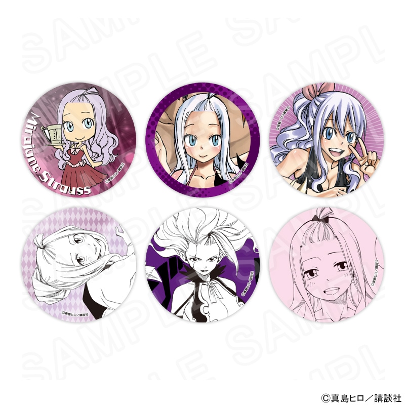 【 11/03 発送予定】 原作「FAIRY TAIL」 コレクション缶バッジ（ミラジェーン） バラ ※ランダム販売 グッズ
