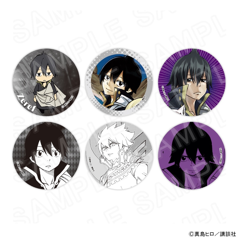 【 10/27 発送予定】 原作「FAIRY TAIL」 コレクション缶バッジ(ゼレフ) バラ ※ランダム販売 グッズ