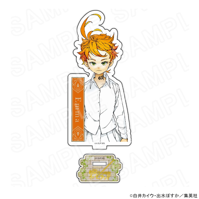 【 10/24 発送予定】 『約束のネバーランド』 10周年コラボカフェ アクリルスタンド エマ