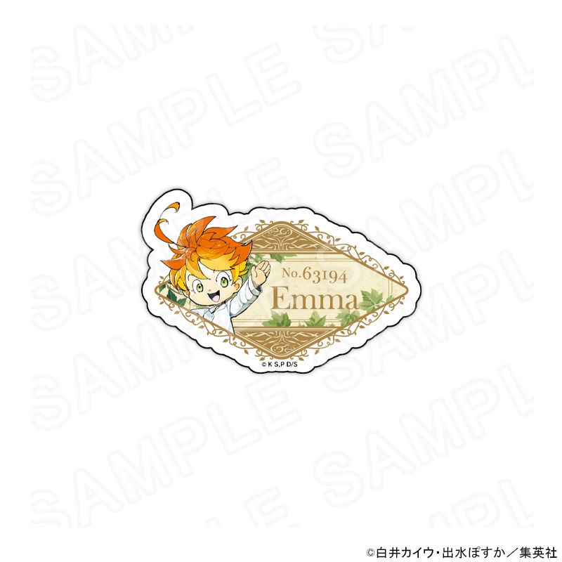 【 10/24 発送予定】 『約束のネバーランド』 10周年コラボカフェ ネームバッジ エマ