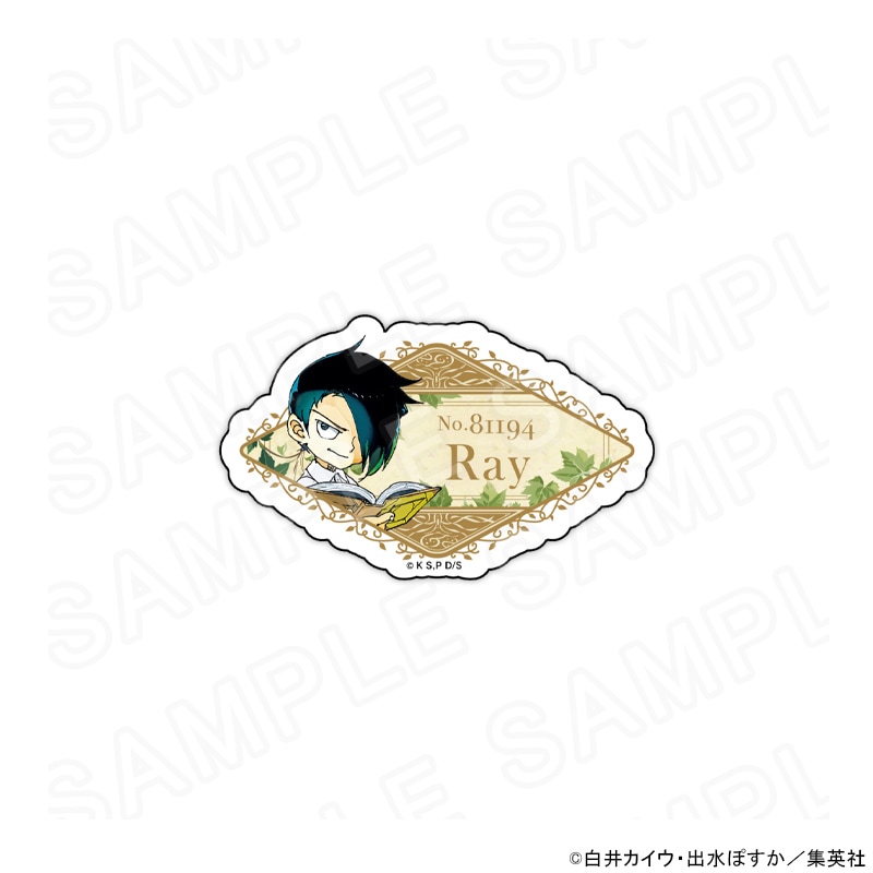 【 10/24 発送予定】 『約束のネバーランド』 10周年コラボカフェ ネームバッジ レイ