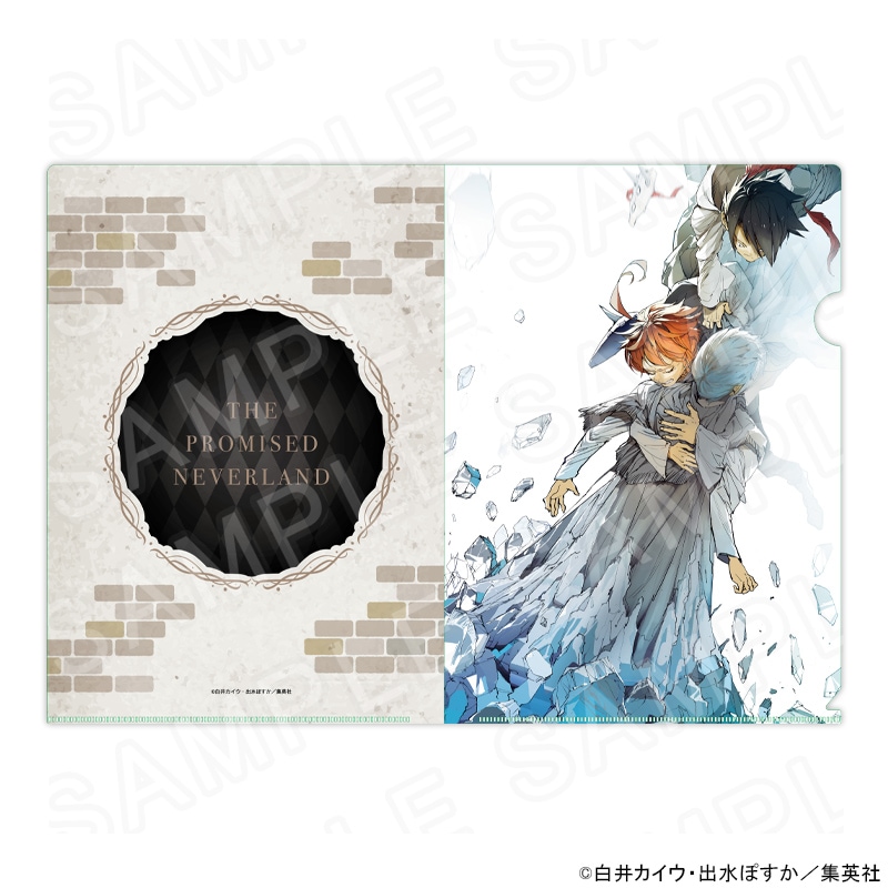 約束のネバーランド』_10周年コラボカフェ クリアファイル アニメ