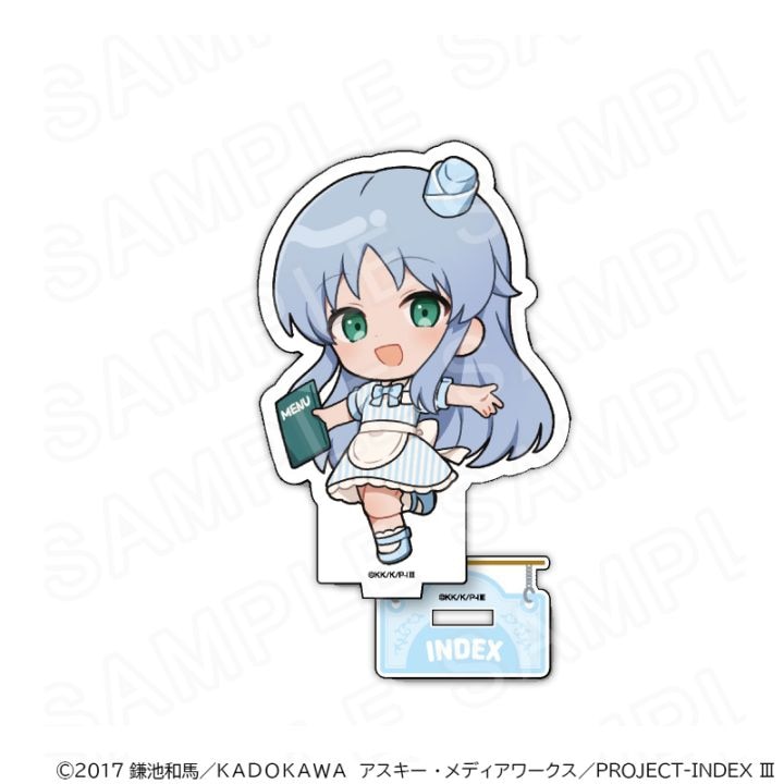 【 10/30 発送予定】 「とある」シリーズ レトロウェイター ミニキャラアクリルスタンド インデックス