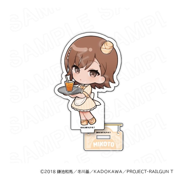 【 10/30 発送予定】 「とある」シリーズ レトロウェイター ミニキャラアクリルスタンド 御坂美琴