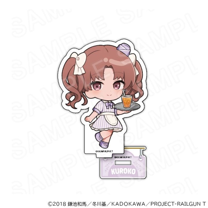 【 10/30 発送予定】 「とある」シリーズ レトロウェイター ミニキャラアクリルスタンド 白井黒子