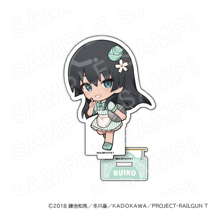 【 10/30 発送予定】 「とある」シリーズ レトロウェイター ミニキャラアクリルスタンド 佐天涙子