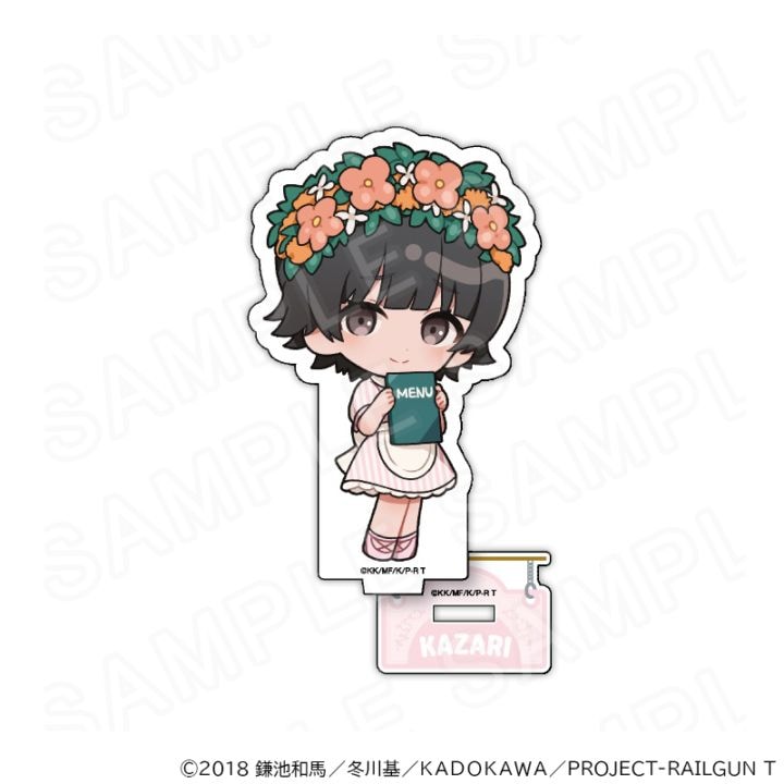 【 10/30 発送予定】 「とある」シリーズ レトロウェイター ミニキャラアクリルスタンド 初春飾利